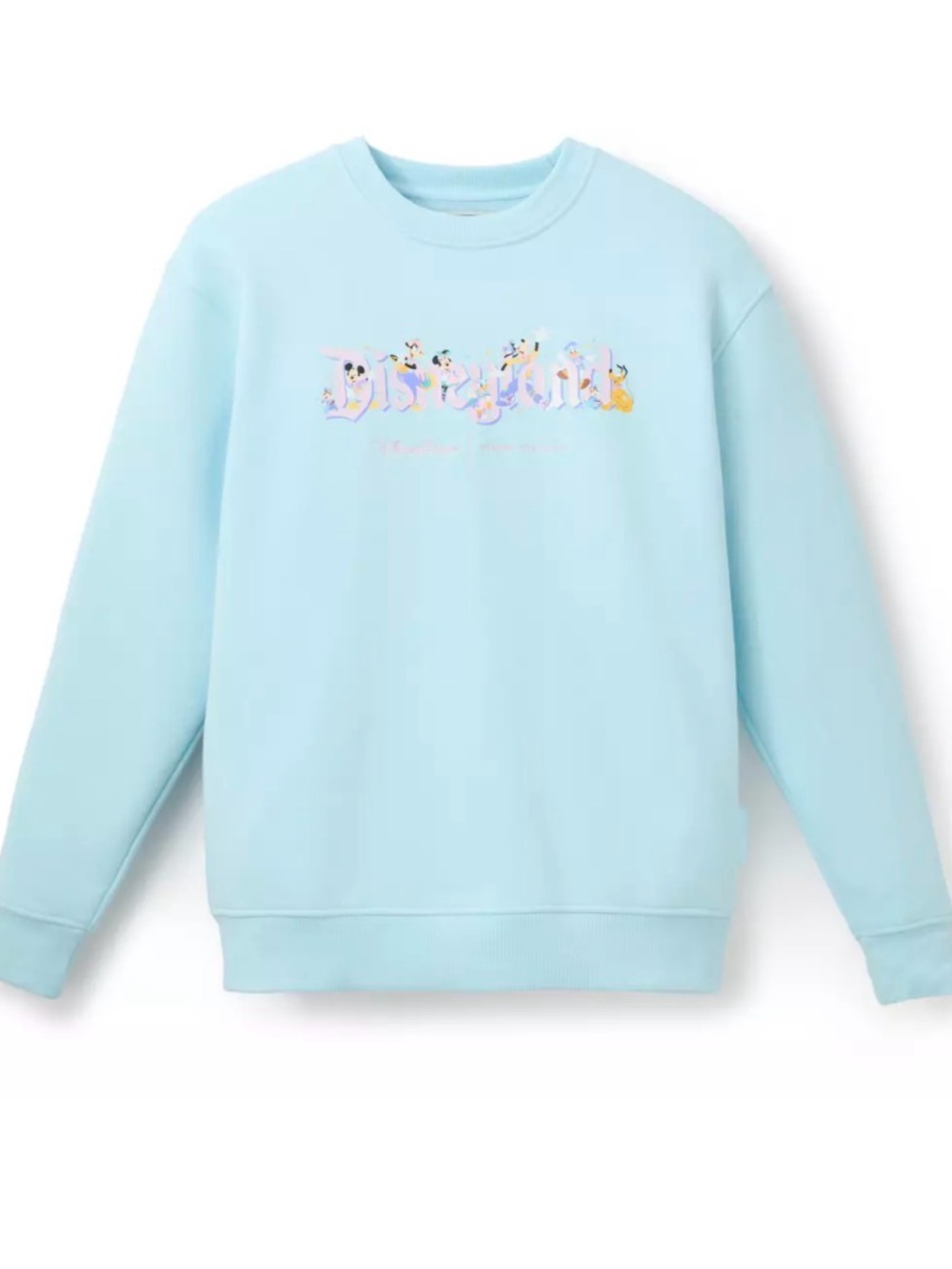 Disney x Stoney Clover Light Blue Sweatshirt Size Small NWT